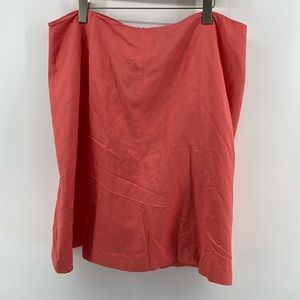 Norton Mcnaughton woman 20w linen blend skirt